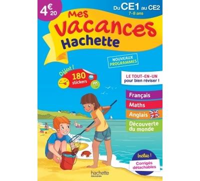Mes vacances Hachette CE1-CE2 Cahier de vacances