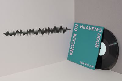 Décoration murale The Line : Knockin’ on Heaven’s Door – Bob Dylan