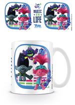 Mug Trolls World Tour Music Is Life 315 ml