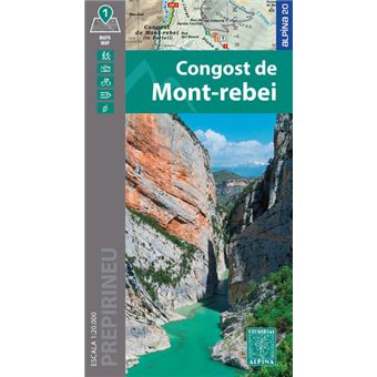 Congost de mont-rebei - 1/20 000