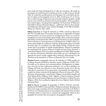 Mouvements de géographie