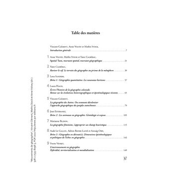 Mouvements de géographie