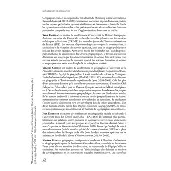 Mouvements de géographie