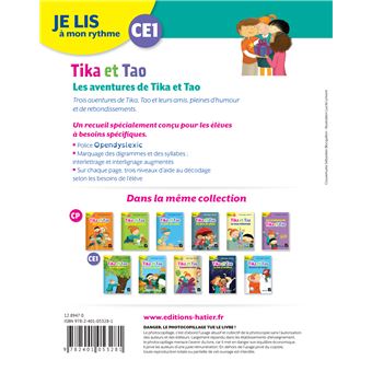 Je lis à mon rythme - Lecture CE1 Ed. 2019 - Les aventures de Tika et Tao