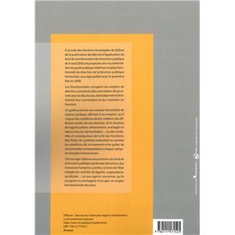 Les emplois fonctionnels de direction