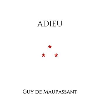 Adieu ebook (ePub) Guy De Maupassant Achat ebook fnac