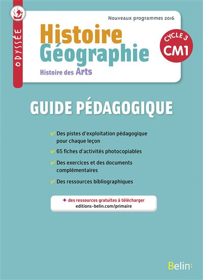 Odyssée Histoire Géographie Histoire des Arts CM1 Cycle 3
