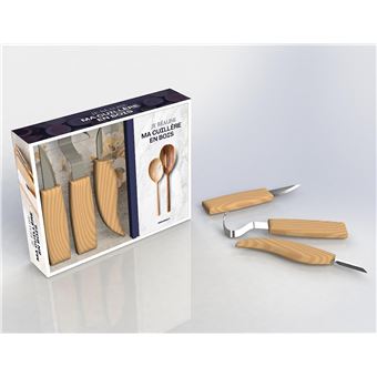 Coffret Je réalise ma cuillère en bois