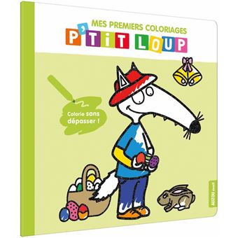 Mes premiers coloriages - p'tit loup - pâques