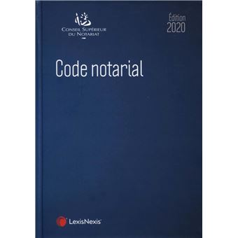 Code notarial 2020