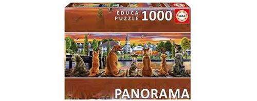 1000 chiens sur le quai «panorama »