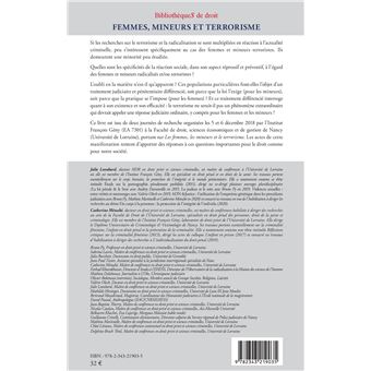 Femmes, mineurs et terrorisme