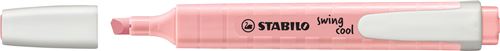 Surligneur - STABILO swing cool Pastel- 1 surligneur soup&ccedil;on de rose