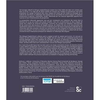 La Médiation interculturelle en didactique des langues et des cultures