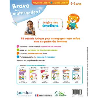 Bravo les maternelles - Je gère mes émotions