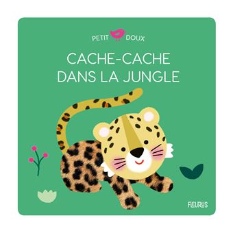 Regarde dans la jungle - Livre d'éveil à toucher pour les bébés