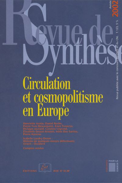 Revue de Synthese / 2002
