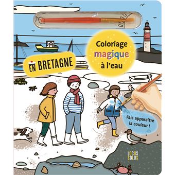 Coloriage magique à l'eau Bretagne - 1