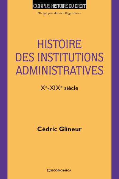 Histoire des institutions administratives