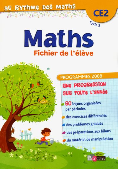 Au Rythme des maths CE2 2012 Fichier de l'élève - Josiane Hélayel - relié