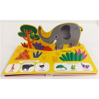 Pop Pop Pop: Mon imagier Pop-up des animaux sauvages