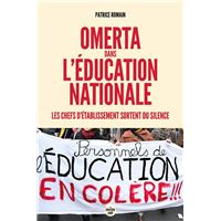 Omerta dans l'Éducation nationale - Les chefs détablissement sortent du silence