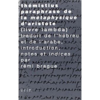 Paraphrase de la Métaphysique d'Aristote (livre lambda)