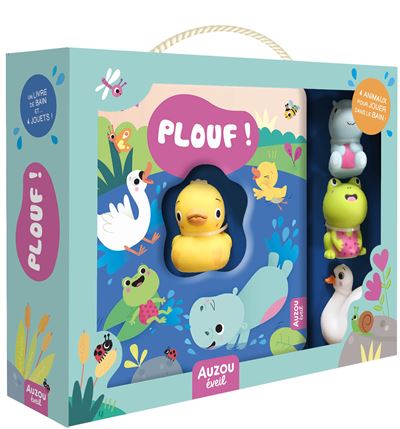 Plouf ! 4 animaux pour jouer dans le bain ! - Sigrid Martinez Pena - Boîte ou accessoire