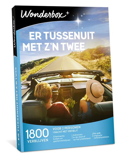 Wonderbox NL er tussenuit met z'n twee