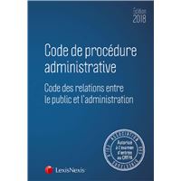 Code de procedure administrative 2018