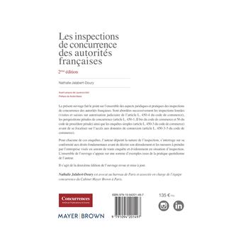Les inspections de concurrence des autorités françaises
