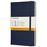 Carnet classique format moyen ligné Moleskine couverture rigide Bleu