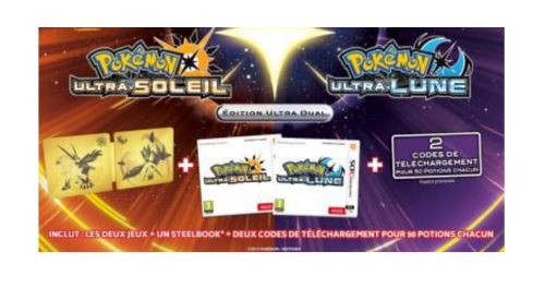 Pokemon Ultra-Soleil et Pokemon Ultra-Lune Edition Deluxe Ultra