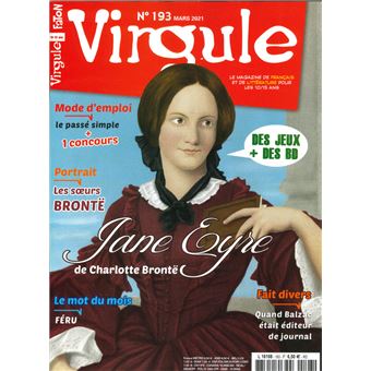 Virgule N° 193 Jane Eyre de Charlotte Bronte - mars 2021