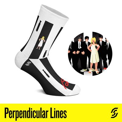 Chaussettes Stereo Socks Perpendicular Lines