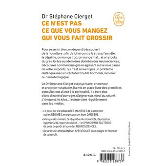 Ce n'est pas ce que vous mangez qui vous fait grossir