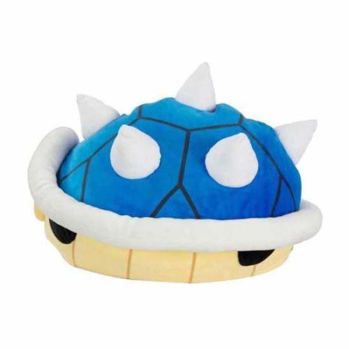 Peluche Mario Kart Mochi mochi Carapace 40 cm Bleu