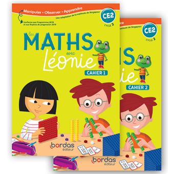Les Maths avec Léonie CE2 2020 - Cahiers de l'élève 1 et 2 sous film