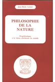 Philosophie de la nature ou cosmologie