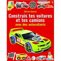 Construis tes voitures et tes camions avec des autocollants