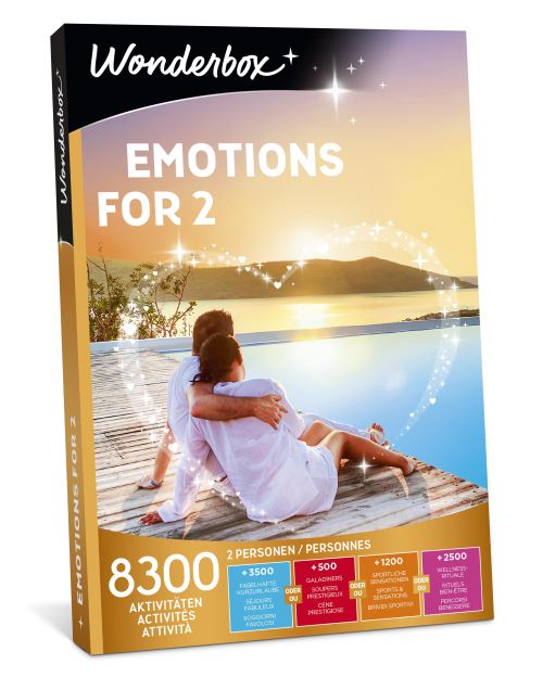 Coffret cadeau Wonderbox Emotions for 2