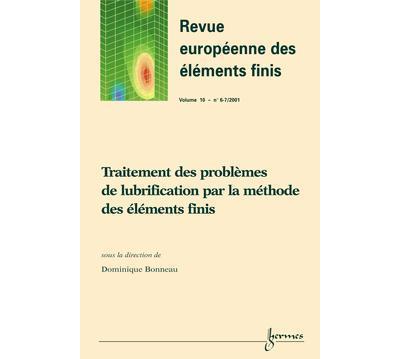 Revue européenne des éléments finis, n° 6-7 (2001)