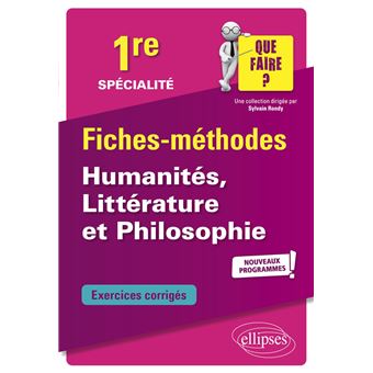 Spécialité Humanités, Littérature et Philosophie - Première - Nouveaux programmes