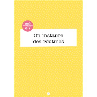 Les règles positives de l'organisation en famille
