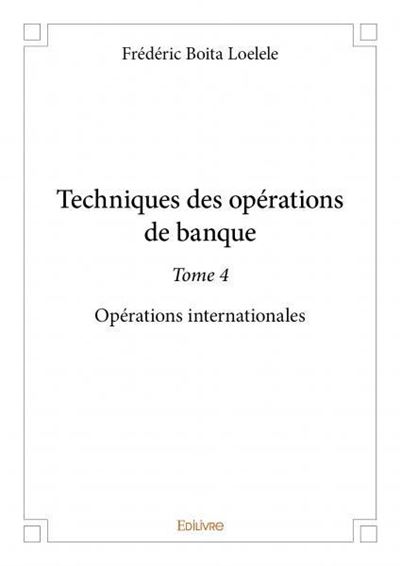 Techniques des opérations de banque