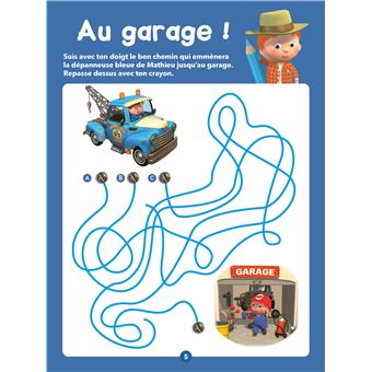 Coloriages et jeux P'tit garçon (bleu)