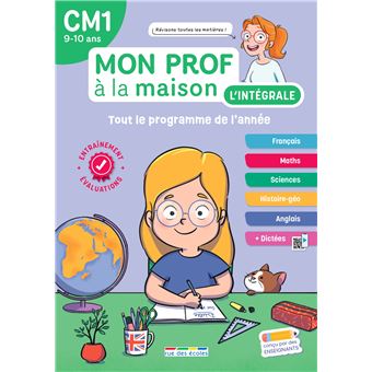 Mon prof à la maison - Multimatières CM1 - Toute mon année