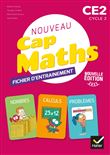 CAP Maths CE2 - Éd. 2021 - fichier entrainement + Cahier géométrie + livret problèmes