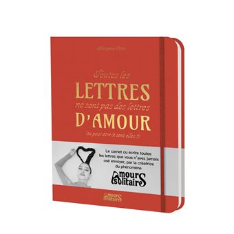 Toutes les lettres ne sont pas des lettres d’amour - édition rouge