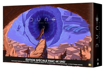 Dune : Deuxième Partie Coffret Édition Limitée Spéciale Fnac numéroté et designé par Laurent Durieux Steelbook Blu-ray 4K Ultra HD